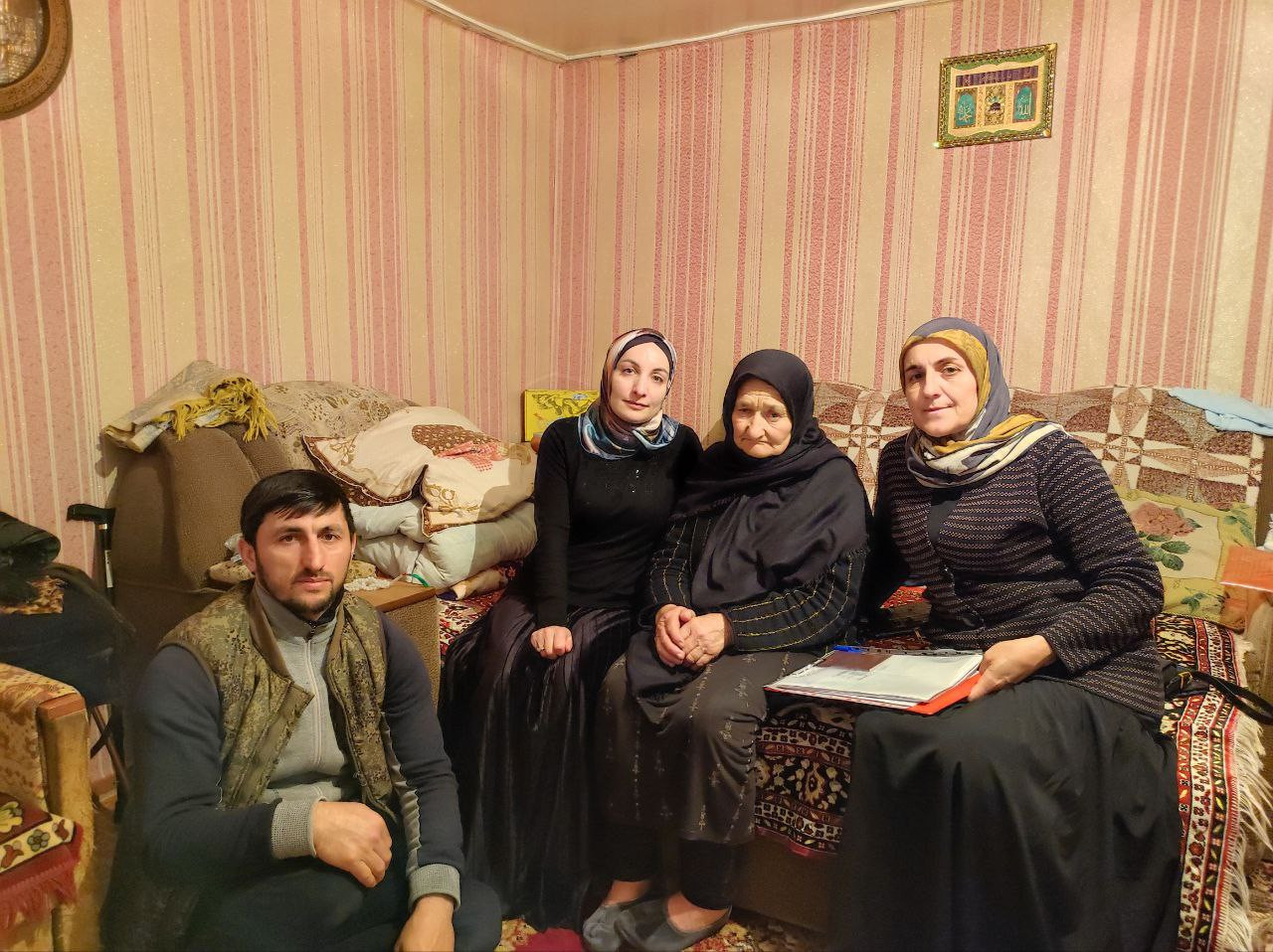 Посещение матери погибшего в СВО